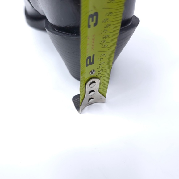 Wild Pair Luelap Boots Black Faux Leather Western Knee High - Picture 9 of 11